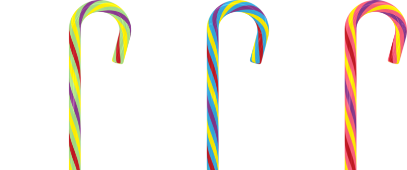 Candy canes background